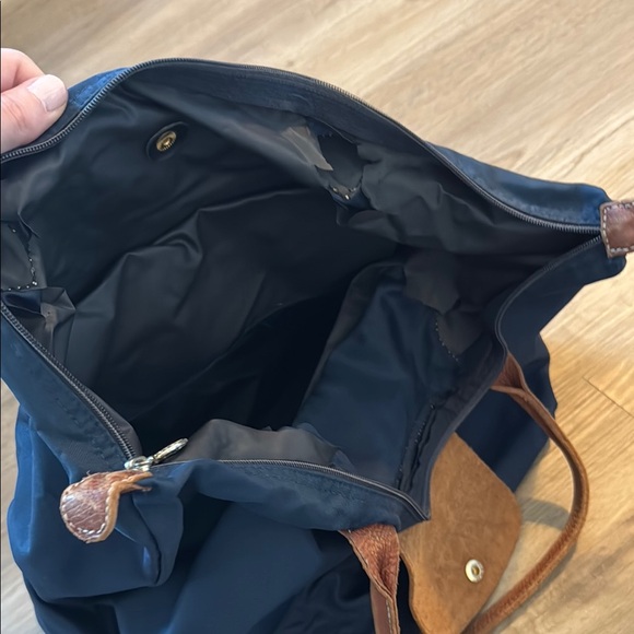 Navy Blue used Le Pilage Longchamp Tote - Picture 5 of 6